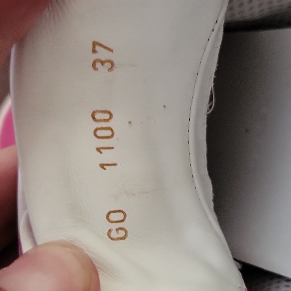 Louis Vuitton Fuchsia Leather Acapulco Sneakers Sz37 - Picture 6 of 6